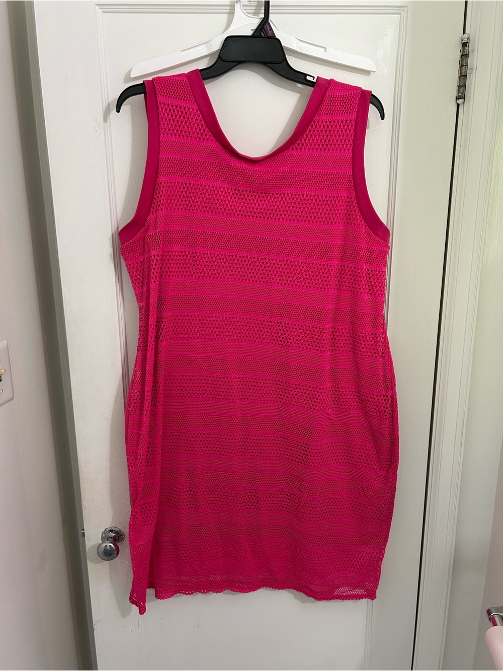 The Vanity Room Pink Midi Dress